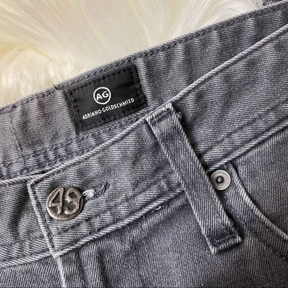 AG Adriano Goldschmied The Protege Gray Jeans Straight Leg Jeans Size 31R - Picture 4 of 6